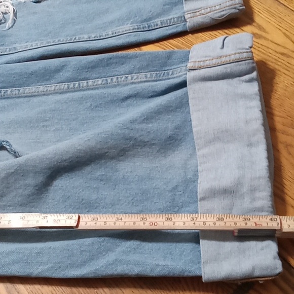 SOLD SOLD BDG Womens 26 JEANS DENIM SKATER BAGGY WIDE LEGS Pants Preowned COTTON - Picture 3 of 12